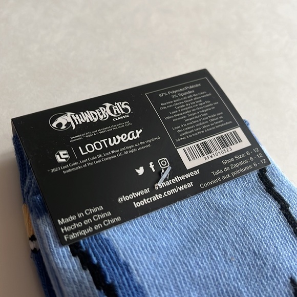 Thunder Cats LootWear Socks / New / 2023 - Picture 3 of 5